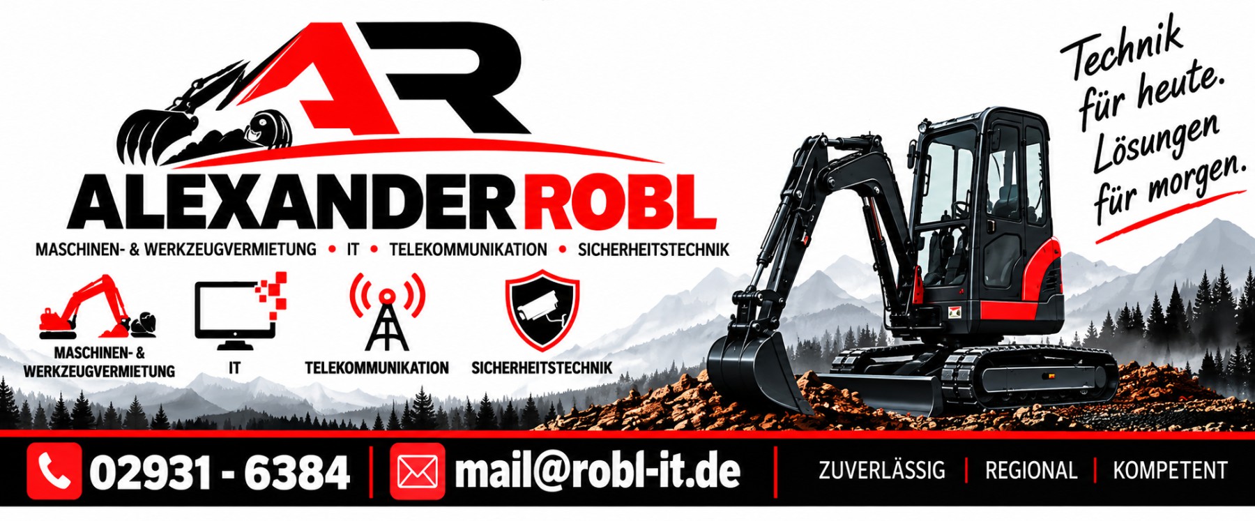 Visitenkarte Alexader Robl - IT & TK Technik